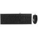 Комплект (клавиатура, мышь) A4Tech KR-8572 Black - изображение 1