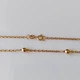Серебрянное колье 925 пробы в позолоте 585 пробы с шариками - изображение 4