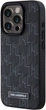 Etui plecki Karl Lagerfeld Leather Monogram Metal Logo MagSafe do Apple iPhone 15 Pro Black (3666339253646) - obraz 2