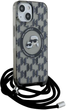 Etui Karl Lagerfeld IML Crossbody Monogram Karl & Choupette do Apple iPhone 13/14/15 Black  (KLHMP15SHCKCKLCK) - obraz 3
