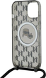 Etui Karl Lagerfeld IML Crossbody Monogram Karl & Choupette do Apple iPhone 13/14/15 Black  (KLHMP15SHCKCKLCK) - obraz 6