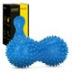 Масажний м'яч подвійний з шипами 4FIZJO Spike+ 7 x 16 см Blue (P-5905973403337) - зображення 1