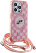 Etui Karl Lagerfeld IML Crossbody Monogram Karl & Choupette Head MagSafe do Apple iPhone 15 Pro Max Pink (KLHMP15XHCKCKLCP) - obraz 3