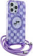 Etui Karl Lagerfeld IML Crossbody Monogram Karl & Choupette Head MagSafe do Apple iPhone 15 Pro Purple (KLHMP15LHCKCKLCU) - obraz 2