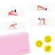 Блок для йоги Cornix EVA 22.8 x 15.2 x 7.6 см XR-0098 Pink - изображение 2