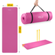 Коврик (мат) спортивный 4FIZJO NBR 180 x 60 x 1.5 см для йоги и фитнеса Pink (P-5905973405669) - изображение 2