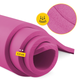 Коврик (мат) спортивный 4FIZJO NBR 180 x 60 x 1.5 см для йоги и фитнеса Pink (P-5905973405669) - изображение 5
