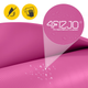 Коврик (мат) спортивный 4FIZJO NBR 180 x 60 x 1.5 см для йоги и фитнеса Pink (P-5905973405669) - изображение 6