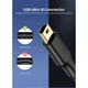 Дата кабель USB 2.0 AM to Mini 5P 1.5m US132 black Ugreen (10385) - изображение 4