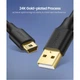 Дата кабель USB 2.0 AM to Mini 5P 1.5m US132 black Ugreen (10385) - изображение 3