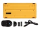 Комплект (клавіатура, миша) бездротовий A4Tech FG1110 Bumblebee USB чорний з помаранчевим 21821 - изображение 5