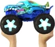 Машинка-внедорожник на радиоуправлении Hot Wheels Monster Trucks Мега Рекс 1:15 (JBD90) - изображение 4