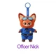 Игрушка сюрприз Брелок Зоотрополис персонаж мультфильма Disney Zootopia в коробочке 15см (рандомная игрушка) - изображение 9