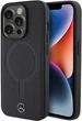 Etui Mercedes-Benz Smooth Leather MagSafe do Apple iPhone 15 Pro Black (MEHMP15L23RCMK) - obraz 1