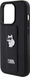 Панель Karl Lagerfeld Gripstand Saffiano Choupette Pin для Apple iPhone 14 Pro Black (KLHCP14LGSACHPK) - зображення 6