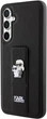 Etui Karl Lagerfeld Gripstand Saffiano Karl&Choupette Pin do Samsung Galaxy S23 FE Black (KLHCS23FEGSAKCPK) - obraz 2