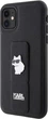 Etui Karl Lagerfeld Gripstand Saffiano Choupette Pin do Apple iPhone 15/14/13 Black (KLHCP15SGSACHPK) - obraz 2