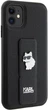 Панель Karl Lagerfeld Gripstand Saffiano Choupette Pin для Apple iPhone 15 Plus/14 Plus Black (KLHCP15MGSACHPK) - зображення 4