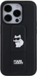 Панель Karl Lagerfeld Gripstand Saffiano Choupette Pin для Apple iPhone 15 Pro Max Black (KLHCP15XGSACHPK) - зображення 4