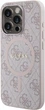 Панель Guess 4G Collection Leather Metal Logo MagSafe для Apple iPhone 15 Pro Max Pink (GUHMP15XG4GFRP) - зображення 2