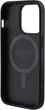 Etui Guess 4G Collection Leather Metal Logo MagSafe do Apple iPhone 15 Pro Black (GUHMP15LG4GFRK) - obraz 7