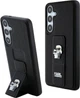 Etui Karl Lagerfeld Gripstand Saffiano Karl&Choupette Pin do Samsung Galaxy S24 Black (KLHCS24SGSAKCPK) - obraz 2