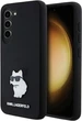 Etui Karl Lagerfeld Silicone Choupette Metal Pin do Samsung Galaxy S23 Black (KLHCS23SSMHCNPK) - obraz 1