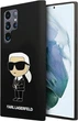 Etui Karl Lagerfeld Silicone Ikonik do Samsung Galaxy S24 Ultra Black (KLHCS24LSNIKBCK) - obraz 1
