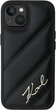 Панель Karl Lagerfeld Diagonal Quilted Script для Apple iPhone 15 Plus/14 Plus Black (KLHCP15MPQDSMGK) - зображення 3