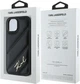 Панель Karl Lagerfeld Diagonal Quilted Script для Apple iPhone 15 Plus/14 Plus Black (KLHCP15MPQDSMGK) - зображення 8