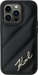 Etui Karl Lagerfeld Diagonal Quilted Script do Apple iPhone 15/14/13 Black (KLHCP14SPQDSMGK) - obraz 3