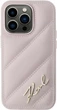 Панель Karl Lagerfeld Diagonal Quilted Script для Apple iPhone 14 Pro Pink (KLHCP14LPQDSMGP) - зображення 3