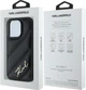 Панель Karl Lagerfeld Diagonal Quilted Script для Apple iPhone 14 Pro Black (KLHCP14LPQDSMGK) - зображення 8