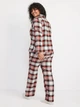 Фланелевая женская пижама Old Navy 1159758925 (Белый/Красный/Черный, XXL) - изображение 7