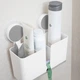 Набір аксесуарів для ванної кімнати MBM MY HOME MVM-MH-11 WHITE/GRAY білий/сірий - зображення 7