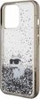Etui Karl Lagerfeld Liquid Glitter Choupette do Apple iPhone 13 Pro Transparent (KLHCP13LLKCNSK) - obraz 3