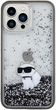 Панель Karl Lagerfeld Liquid Glitter Choupette для Apple iPhone 14 Pro Transparent (KLHCP14LLKCNSK) - зображення 2