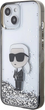 Etui Karl Lagerfeld Liquid Glitter Ikonik do Apple iPhone 15 / 14 / 13 Transparent (KLHCP15SLKKNSK) - obraz 2