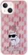 Etui Karl Lagerfeld Monogram Choupette do Apple iPhone 15 / 14 / 13 Pink (KLHCP15SHNCMKLP) - obraz 3