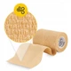 Когезионный бинт-бандаж 4FIZJO Cohesive Bandage 10 см x 4.5 м эластичный, самоклеящийся Beige (P-5905973400879) - изображение 5