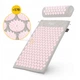 Коврик акупунктурный с валиком 4FIZJO Classic Mat Аппликатор Кузнецова Grey/Pink (P-5907739313287) - изображение 9