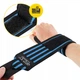 Бинты для запястий (кистевые бинты) 4FIZJO Wrist Wraps Black/Blue (P-5907739317445) - изображение 4