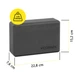 Блок для йоги Cornix EVA 22.8 x 15.2 x 7.6 см XR-0099 Black - изображение 4