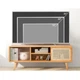 Бамбуковая TV-тумба с ротанговыми дверцами, 120,5×31×45,5 см, цвет: коричневый Costway - изображение 4
