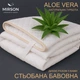Наматрасник MirSon №5009 Exclusive Line Antiallergic Aloe Vera обычный с резинкой по углам 70x190 см (2200005334669) - изображение 1