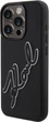 Панель Karl Lagerfeld 3D Rubber Signature для Apple iPhone 15 Pro Max Black (3666339257576) - зображення 2