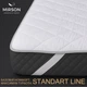 Наматрасник шерстянной MirSon Стандарт Woollen 235 160x200 (2200000335722) - изображение 1