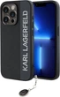 Панель Karl Lagerfeld Saffiano Rhinestones & Charm для Apple iPhone 15 Pro Max Black (3666339257996) - зображення 1