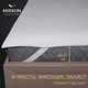 Водонепроницаемый наматрасник MirSon №1514 Julia Bamboo с резинкой на углах 140x190 см (2200010342482) - изображение 2