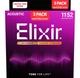 Струны для акустической гитары Elixir 3 Pack 16538 Nanoweb 80/20 Bronze Custom Light 11/52 - изображение 2